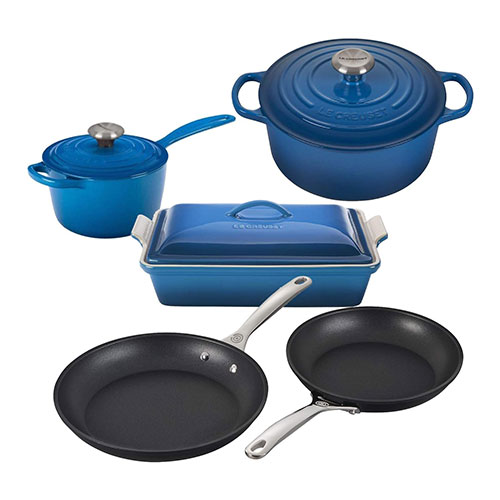 LE CREUSET 8 PIECE SET